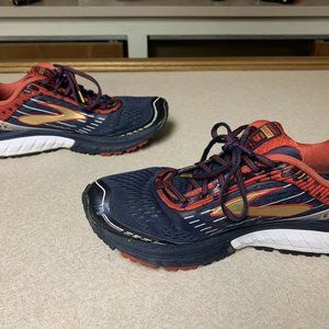 BROOKS GHOST 9 WOMENS SIZE 9 RUNNING SHOES DK RED